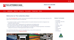 Desktop Screenshot of letterboxman.com.au