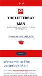 Mobile Screenshot of letterboxman.com.au